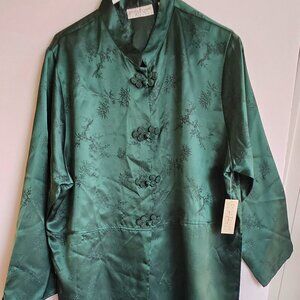 Erika Taylor Pajama Set Forest Green Large